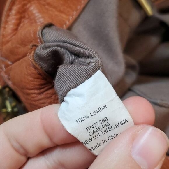 J.Crew Brompton Mini Hobo brown leather bag Style#63020 - Picture 10 of 16